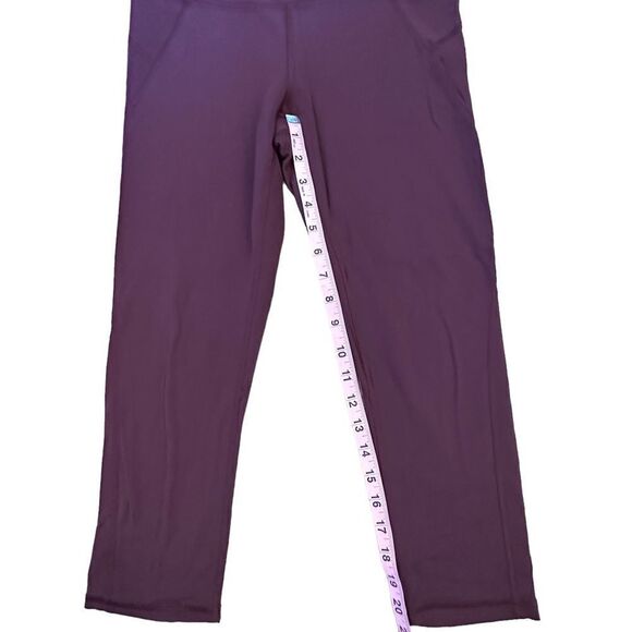 Athleta ~ Burgundy Leggings ~ size Small ~ Midrise - Picture 11 of 12